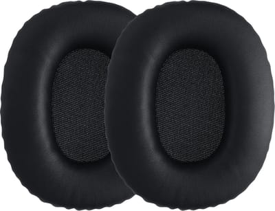 kwmobile 2x oorkussens geschikt voor Marshall Monitor - Earpads voor koptelefoon in zwart