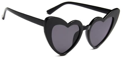 5x Bril hartjesvorm - Zonnebril - Heart shaped sunglasses - Carnaval - Verkleedkleding - Party glasses - Feestbril - Grappige/gekke bril - Zwart - Jonyx