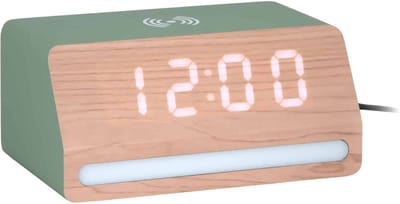 Karlsson Wekker Retro - Jungle groen - 10x16.5x7.5cm - Modern - Wekker voor slaapkamer - Wekkers