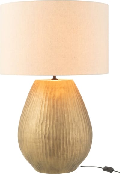 J-Line lamp Nebu Rond - keramiek - goud - large