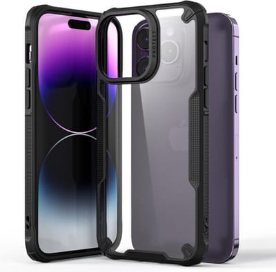 Multimedia & Accessoires TPU Backcover Case Hoesje geschikt voor Apple iPhone 15 Pro – Transparant - Telefoonhoesje – TPU – Harde Plastic - Schokabsorberend - Schokbestendig