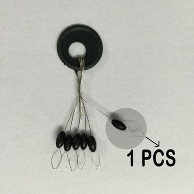 lijn stoppers Maat S en M  10x 6 stuitjes -stopper-dobber