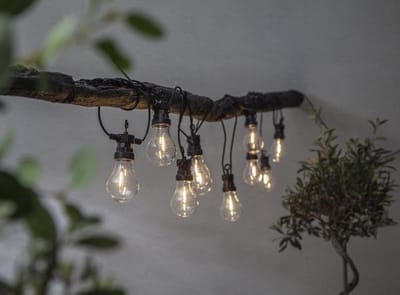 RTM Lighting Prikkabel 405cm met 10 lampjes -Warm Wit - lichtsnoer