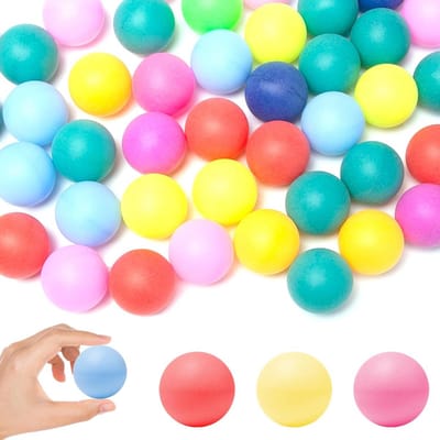 80 Kleurrijke Trainingsballen 40mm | Tafeltennisballen voor Spel & Decoratie