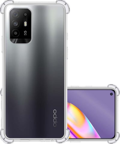 Hoesje - Geschikt voor OPPO A94 5G - Sterk & Shockproof - Siliconen Case - Back Cover - Telefoon Hoes Shock Proof - Transparant