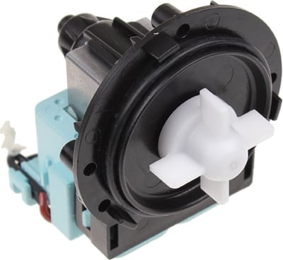 Europart Universel Robinet de vidange Pompe à Base avec Drap-Housse Toc et vis de Fixation/Twin Plug-in/Bas positionné Dos à la Route Bornes, 220–240