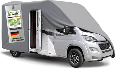 Camperhoes - Beschermhoes Voertuig - Buitenstalling - 100% Weerbestendig - 680x250x225cm - Grijs