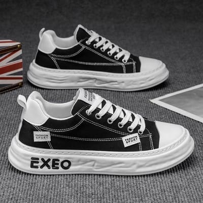 Dikke Zool Comfortabel Ademend Antislip Sneakers Heren Mode Canvas Mesh Zool Heren Schoenen Zomer Nieuwe Heren Casual Schoenen 44