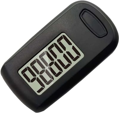 Stappenteller - Stap Teller - Fitness Doelen - 3D Sensortechnologie - 11 x 5 x 3 cm - Zwart