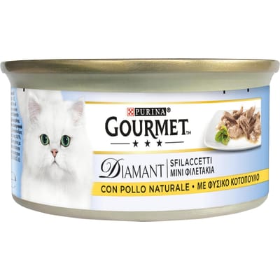 48x85g Natuurlijke Kip Gourmet Diamant Nat voor Katten