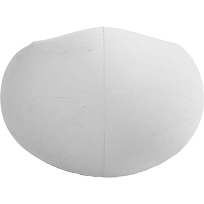 Opblaasbare Stoel Eenzitsbank PVC Flock Blaas Lounge Bank voor Woonkamer Slaapkamer Buiten Reizen white