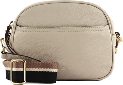 GIANNI CHIARINI Leren Schoudertas Nina Crossbody Bag Lamb Beige