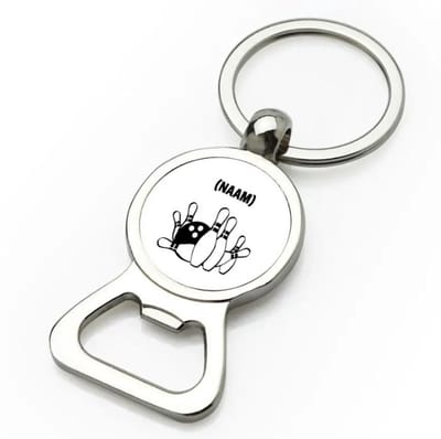 Akyol - bowlen met eigen naam flesopener - Bowlen - bowler - sport - 9 bij 3 cm