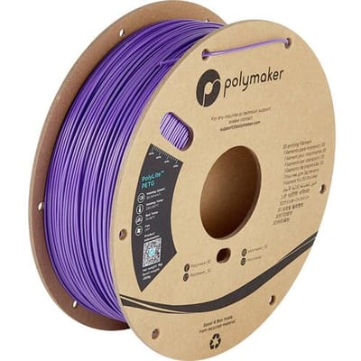 Polymaker PB01008 PolyLite Filament PETG Hittebestendig, Hoge treksterkte 1.75 mm 1000 g Paars 1 stuk(s)