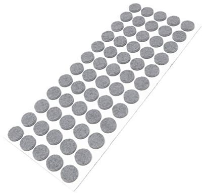 Zelfklevende Viltglijders Rond 14 mm - 60 Stuks - Meubel- en Vloerbescherming