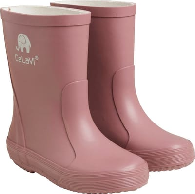 Celavi - Basic regenlaarzen voor kinderen - Solid - Burlwood - maat 23EU