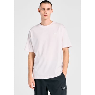 New Balance Sport Essentials Cotton T-shirt Pink Salt Taglia: S | Magliette basic Outlet | Uomo | Rosa