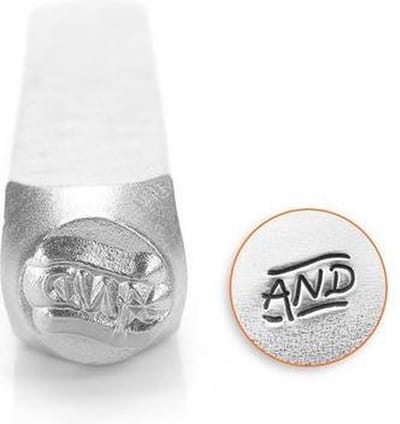 Slagstempel And | Hoogte 6mm