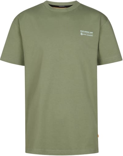 Petrol Industries - Jongens Jersey T-shirt met print Valle - Groen - Maat 104