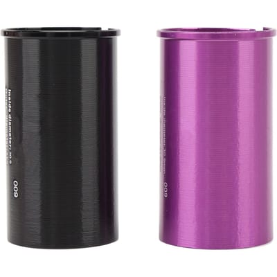Shim de Tige de Selle de Vélo Alliage d'Aluminium Performance Améliorée Adaptateur de Tube de Tige de Selle Manchon Réducteur Shim pour Vélo de Montagne 30.9 ~ 31.6mm / 1.2 ~ 1.2in