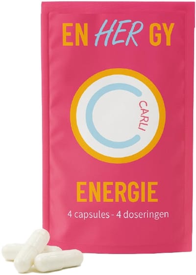 enHERgy ENERGIE capsules | 4 capsules | energie - fitter - focus | ontworpen om jouw energie af te stemmen op jouw lifestyle