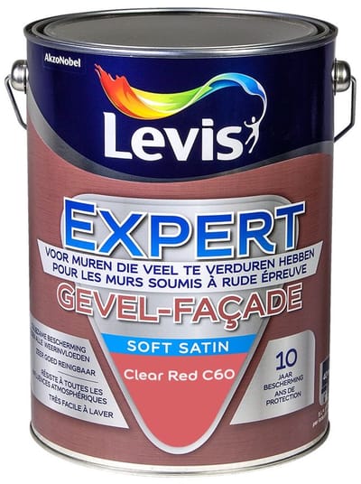 Levis - Expert Gevel Mix - Clear Red C60 - Mengverf - 5 L