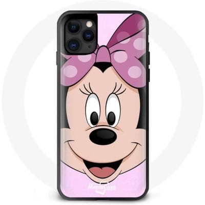 Coque - Maniacase - Iphone 11 - Minnie Mouse - Silicone - Souple - Noir noir