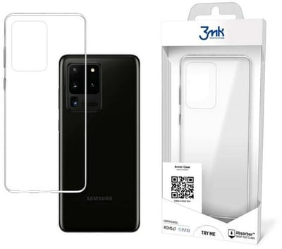 3MK Armor Serie - Hoesje voor mobiele telefoon - Samsung Galaxy S20 Ultra - Zwart - Hoogwaardige Bescherming