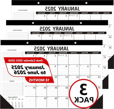 Bureaukalender 2025-2026 - Planners - Planning - 18 Maanden - 43x30 cm