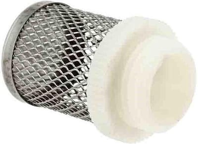 RVS filter voor terugslagklep - zuigkorf - 3/4 Buitendraad