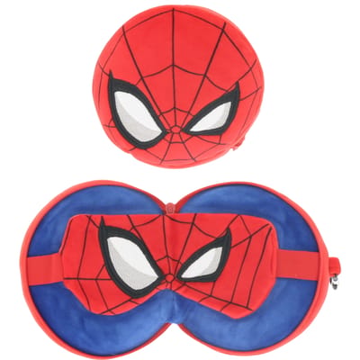 Spiderman 2 in 1 slaapmasker en reiskussen