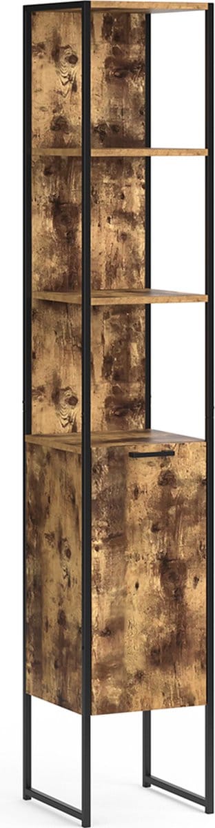 Vicco Fyrk Badkamerkast – 33 x 185 cm Antiek hout