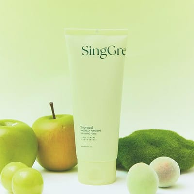 [Moonseal] Mousse Nettoyante Pure pour Pores SingGreen 150ml beige