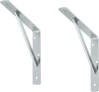 siwitec plankdrager 550 x 360 x 30 mm, verzinkt, set van 2, draagvermogen 150 kg, plankdrager, webconsole