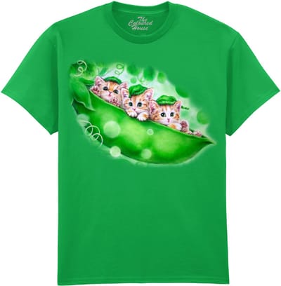 Katten Peapod Babies The Coloured House T-shirt M