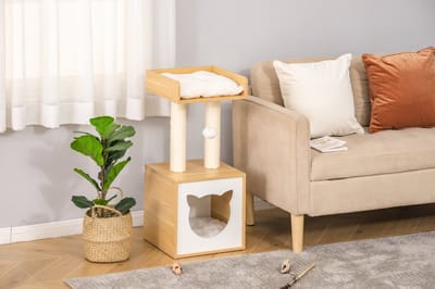 PawHut Krabpaal met 2 kussens D30-435