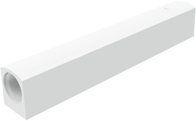 Kesseböhmer inbouwadapter wit voor Push to Open-deurdrukopeners type I, II en III van SOTECH