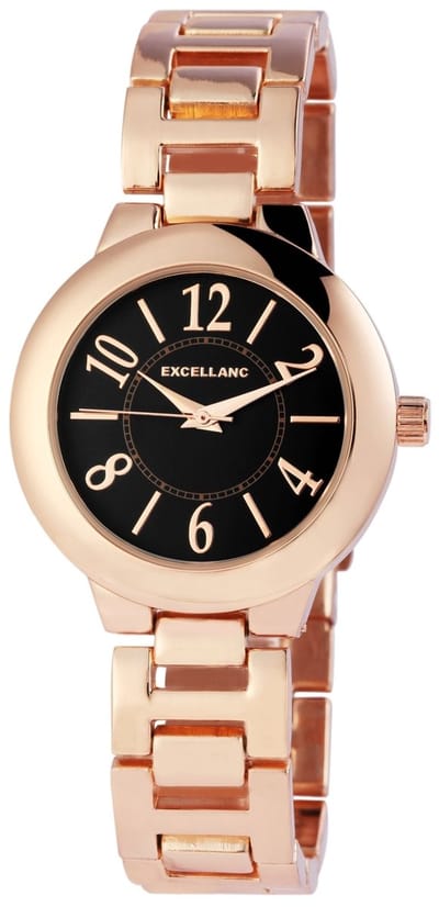 EXCELLANC Dameshorloge metaal mineraalglas