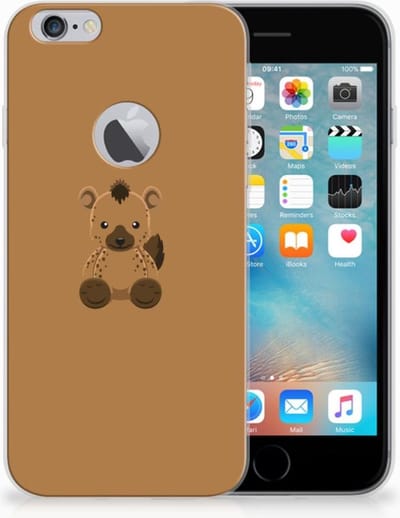 Apple iPhone 6 Plus | 6s Plus Telefoonhoesje met Naam Baby Hyena