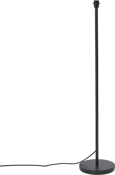 QAZQA virginia - Moderne Vloerlamp | Staande Lamp - 1 lichts - H 129.5 cm - Zwart - Buitenverlichting