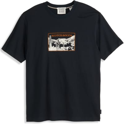Scotch & Soda Graphic Tee Meteorite Taglia: S | T-shirt stampate Outlet | Uomo
