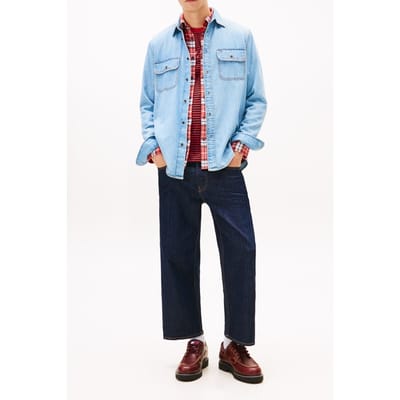 Tommy Hilfiger Denim Relaxed Fit Shirt Taglia: L | Camicie Casual Outlet | Uomo