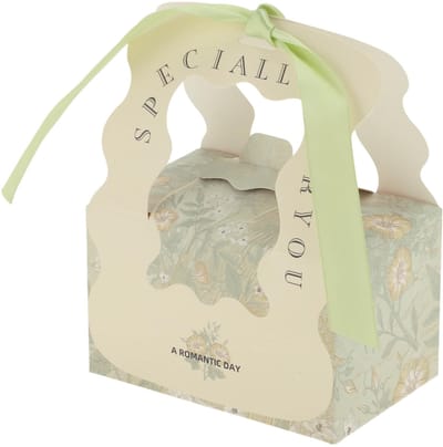 Dailygoods- Geschenkdozen 20 Stuks - Bloemenpatroon - 10 x 6,5 x 6 cm - Duurzaam - Voorgevouwen Ontwerp - Milieuvriendelijk - Cadeauverpakkingen