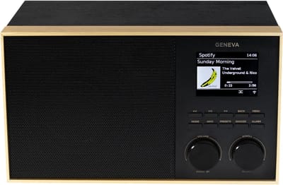 Geneva DeCon S internet, DAB+ en FM radio met Spotify en Bluetooth - messing/zwart