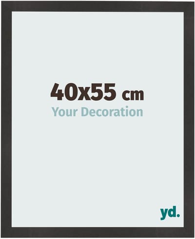 Your Decoration - Fotolijst 40x55 cm - MDF - Zwart Mat - Bologna