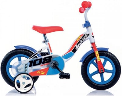 Kinderfiets - Loopfiets - Leren Fietsen - Afneembare Zijwieltjes - 10 inch - Zilver