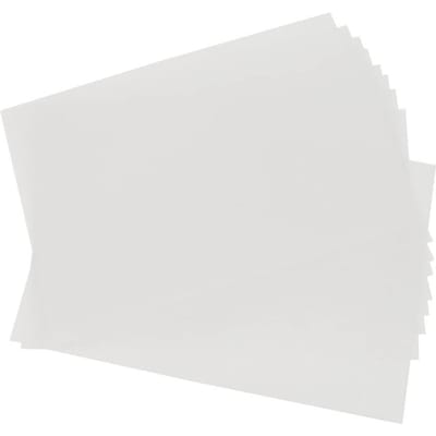 10 PIÈCES Feuille de Plastique Thermorétractable Crayon de Couleur Peint à la Main DIY Matériaux Personnalisés 0.3mm Translucent, Finely Polished