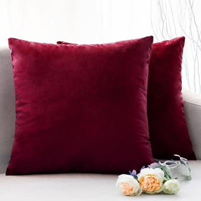 45x45cm Effen Kleur Fluweel Kussenhoes Pluche Sierkussenhoes Voor Bank Auto Huis Decoratieve Kussensloop Kussenhoes Decoratie 45x45cm