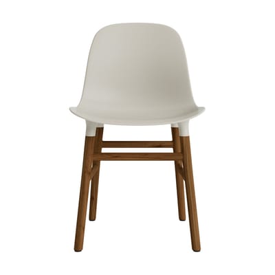 Normann Copenhagen Form stoel met houten frame - NormannCopenhagenFormLightGrey - notenhout