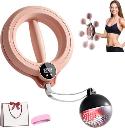 Arm Trainer - Onderarm Versterker - Bovenlichaam Trainen - 360 Graden Rotatie - 16 x 19 x 7 cm - Roze